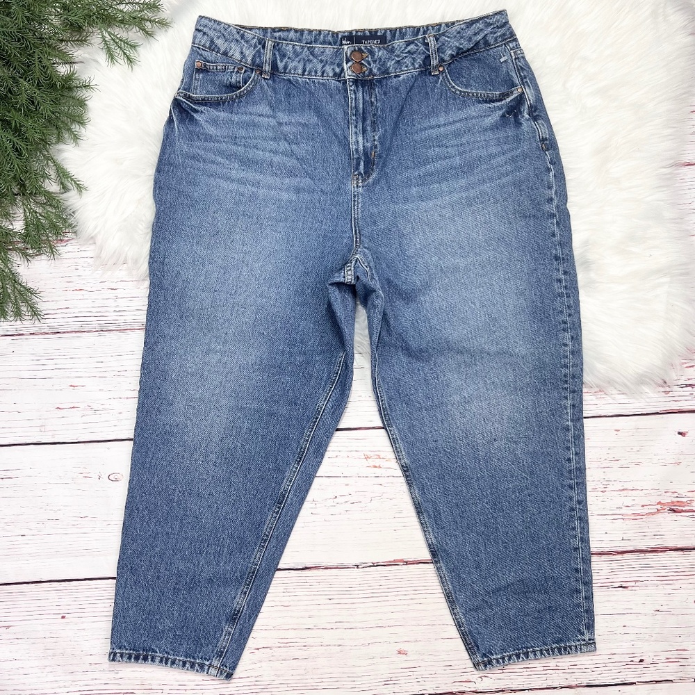 👖Like New |•BODEN•| Boden Denim High Rise Tapered Leg Jeans Size 16/18👖